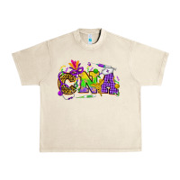 Sandshell Mardi Gras CNA Nurse Urban Heavy Tee - HowdyJamesFarm