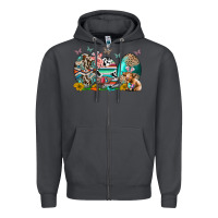 Smoke easter easter eggs Zipper Hoodie - CowhideDigitalArt