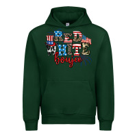Forest Green Red whıte boujee Urban Hoodie - AdoDesignShop