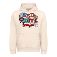 Sandshell Red whıte boujee Urban Hoodie - AdoDesignShop