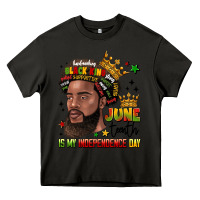 Asphalt juneteenth is my independence day Heavy Core Tee - LillyAllenDesigns