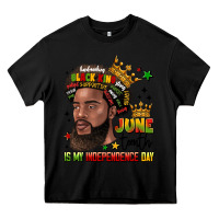 Black juneteenth is my independence day Heavy Core Tee - LillyAllenDesigns
