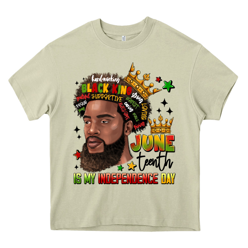 Juneteenth Is My Independence Day Heavy Core Tee by LillyAllenDesigns | Teevron