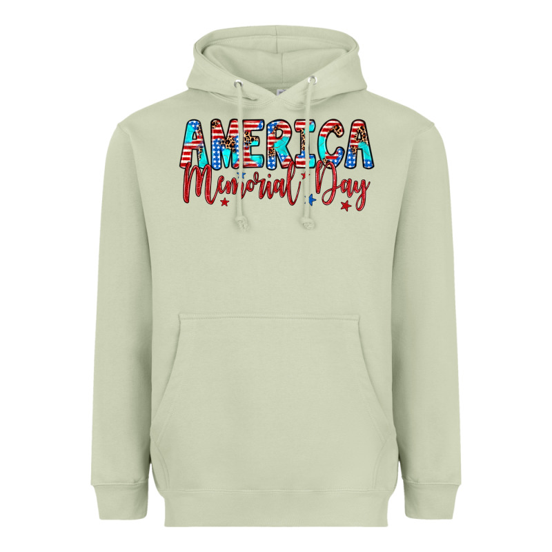 America Memorial Day Heavyweight Hoodie by Artiststas | Teevron
