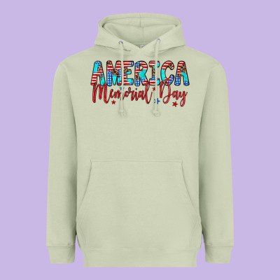 America Memorial Day Heavyweight Hoodie Designed By Artiststas