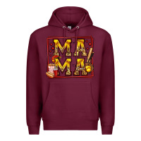 Burgundy softball mama Premium Hoodie - Jasminsmagicworld