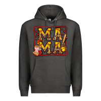 Charcoal Heather softball mama Premium Hoodie - Jasminsmagicworld