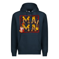 Navy softball mama Premium Hoodie - Jasminsmagicworld