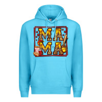 Ocean Blue softball mama Premium Hoodie - Jasminsmagicworld