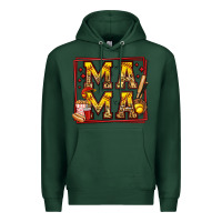 Sports Green softball mama Premium Hoodie - Jasminsmagicworld