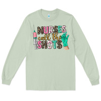 Matcha nurses call the shots Long Sleeve Tee - CowGirlArtShop