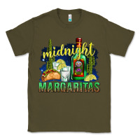 Army Green Midnight Margaritas Classic Tee - texasbilliewilder