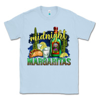 Dusty Blue Midnight Margaritas Classic Tee - texasbilliewilder
