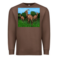 Chestnut parasaurolophus Premium Sweatshirt - Artiststas