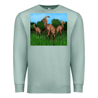 Seafoam parasaurolophus Premium Sweatshirt - Artiststas