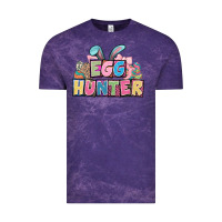 Cloud Purple Egg hunter plate letters Easter Day Vintage Tee - HowdyJamesFarm