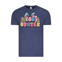 Vintage Denim Egg hunter plate letters Easter Day Vintage Tee - HowdyJamesFarm