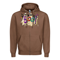 Chestnut boo Zipper Hoodie - CowhideDigitalArt