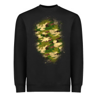 Black camouflage patch 1 Heavyweight Sweatshirt - BundleAndBundleShop