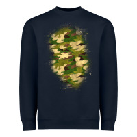 Navy camouflage patch 1 Heavyweight Sweatshirt - BundleAndBundleShop