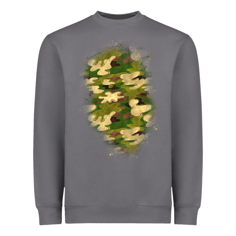 Camouflage Patch 1 Heavyweight Sweatshirt by BundleAndBundleShop | Teevron