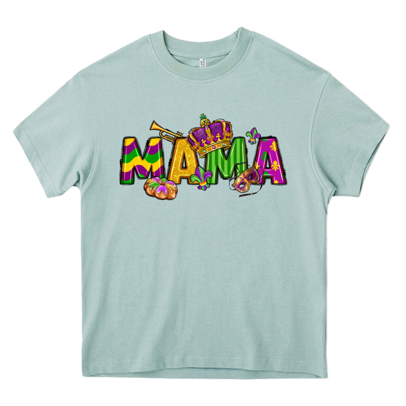 Mama Mardi Gras Heavy Core Tee by LillyAllenDesigns | Teevron