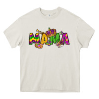 Cream mama mardi gras Heavy Core Tee - LillyAllenDesigns