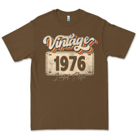 Cacao 46 Year Old Vintage 1976 Men Women 46th Birthday Decor Premium Tee - minhPixels