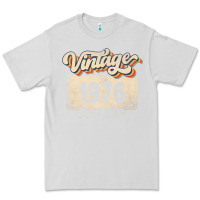Dove Grey 46 Year Old Vintage 1976 Men Women 46th Birthday Decor Premium Tee - minhPixels