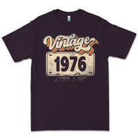 Plum 46 Year Old Vintage 1976 Men Women 46th Birthday Decor Premium Tee - minhPixels