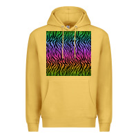 Antique Gold tiger glitter seamless pattern Premium Hoodie - BundleAndBundleShop