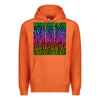 Carrot tiger glitter seamless pattern Premium Hoodie - BundleAndBundleShop