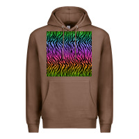 Chestnut tiger glitter seamless pattern Premium Hoodie - BundleAndBundleShop
