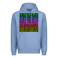 Colony Blue tiger glitter seamless pattern Premium Hoodie - BundleAndBundleShop