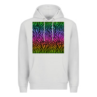 Dove Grey tiger glitter seamless pattern Premium Hoodie - BundleAndBundleShop