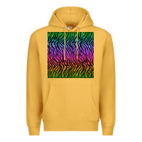 Mustard tiger glitter seamless pattern Premium Hoodie - BundleAndBundleShop