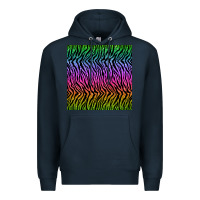 Navy tiger glitter seamless pattern Premium Hoodie - BundleAndBundleShop