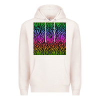 Pale Pink tiger glitter seamless pattern Premium Hoodie - BundleAndBundleShop