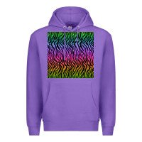 Purple tiger glitter seamless pattern Premium Hoodie - BundleAndBundleShop