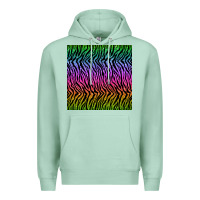 Seafoam tiger glitter seamless pattern Premium Hoodie - BundleAndBundleShop