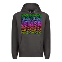 Smoke tiger glitter seamless pattern Premium Hoodie - BundleAndBundleShop