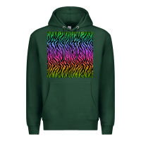 Sports Green tiger glitter seamless pattern Premium Hoodie - BundleAndBundleShop