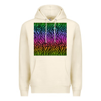 Tofu tiger glitter seamless pattern Premium Hoodie - BundleAndBundleShop