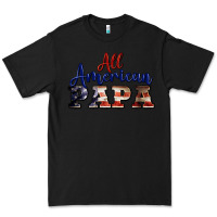 Black all american papa Premium Tee - BarkalooDesign