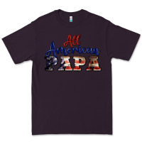 Plum all american papa Premium Tee - BarkalooDesign
