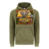 Vintage Olive safari life Vintage Hoodie - TumblerDesignByShophia
