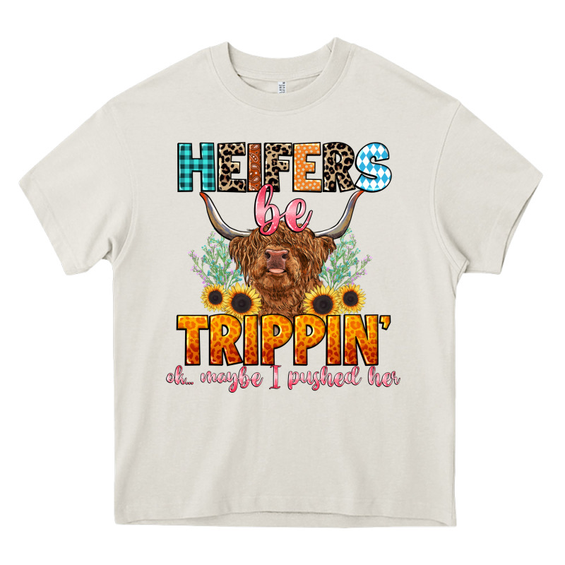 Heifers Be Trippin' Heavy Core Tee by LillyAllenDesigns | Teevron
