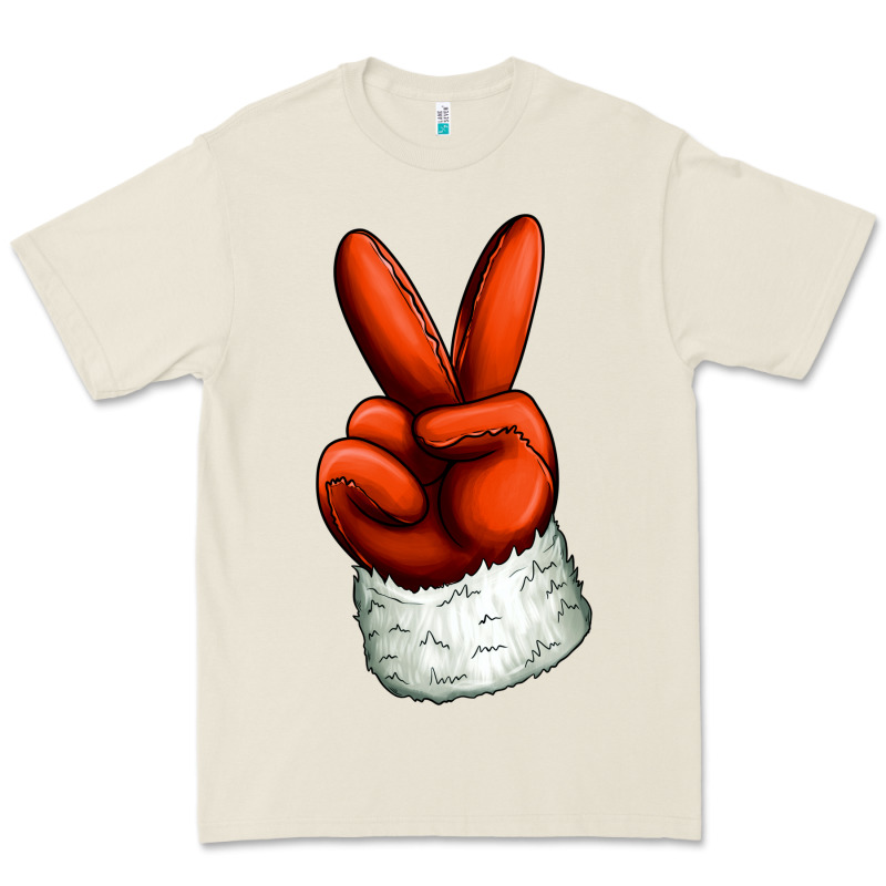 Christmas Peace Hand Premium Tee by Jasminsmagicworld | Teevron