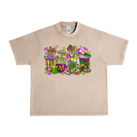 French Oak Mardi Gras coffee cups Urban Heavy Tee - HowdyJamesFarm