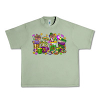 Oil Green Mardi Gras coffee cups Urban Heavy Tee - HowdyJamesFarm